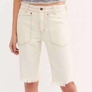 ‼️Free People NWT Bermuda Shorts distressed